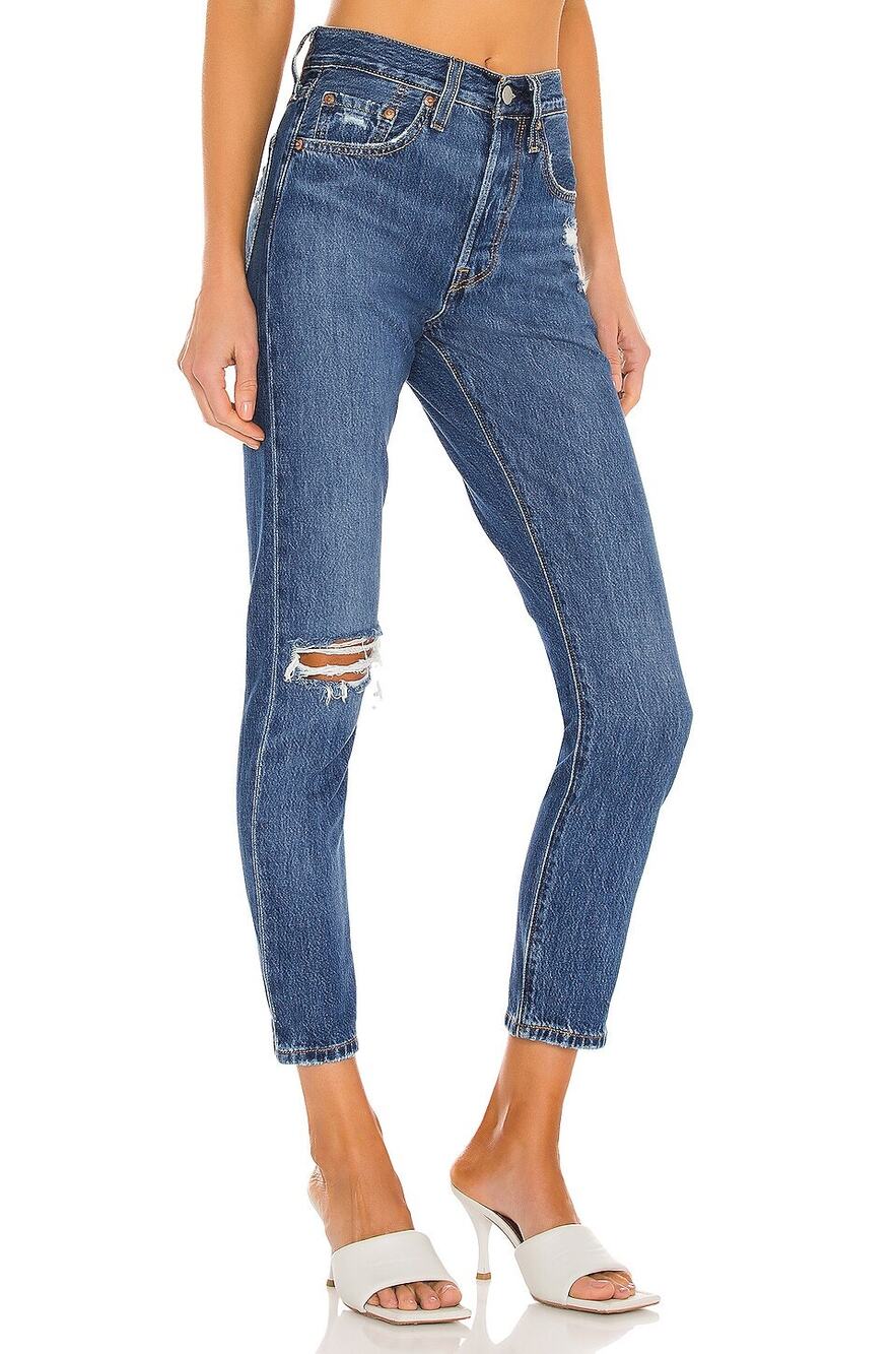 Levi’s Premium 501 Skinny Jeans Big E 29502-0178 Sansome Winter Ladies 26x28 NEW
